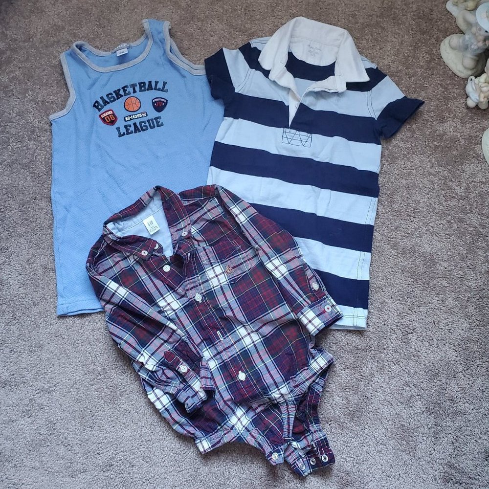 Toddler Onesies Lot, Boys 18-24Mos